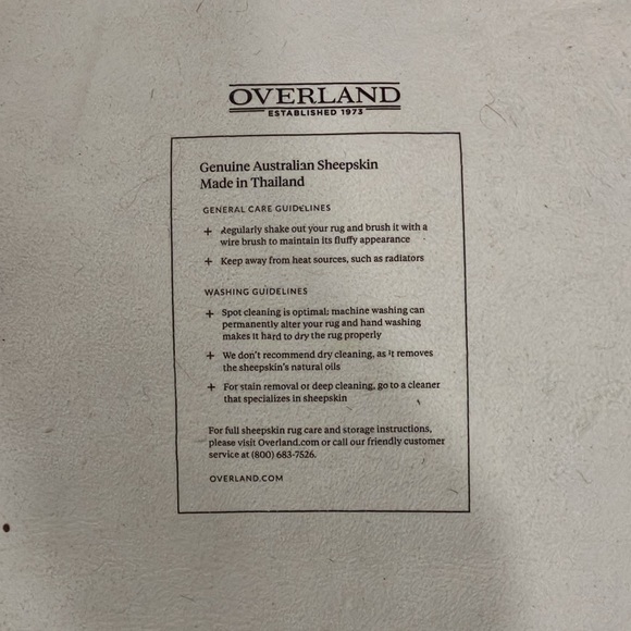 Overland Sheepskin Rug - Picture 2 of 2